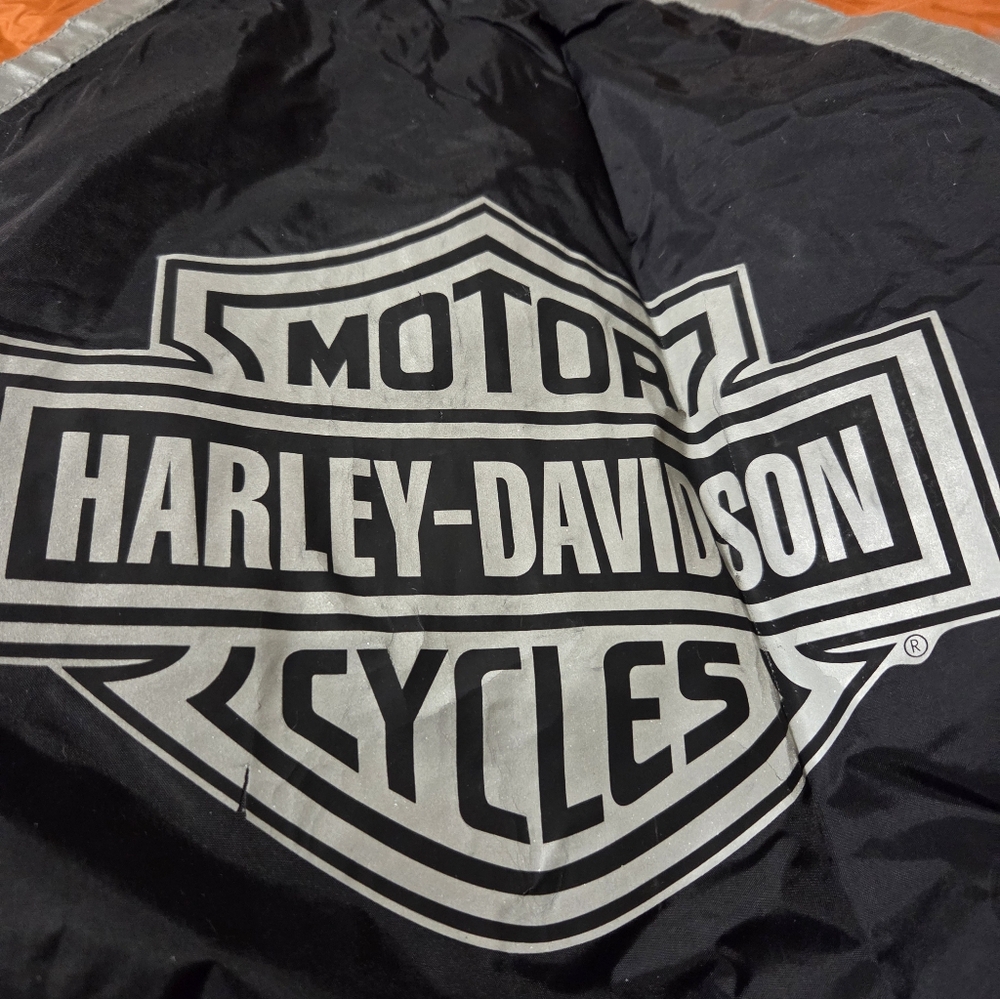 Harley-Davidson Black and Silver Logo Rain Suit Womens,Size XS
